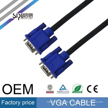 Precio de fábrica de SIPU al por mayor mejores cables de video de audio de la computadora para monitor vga cable 3 + 6